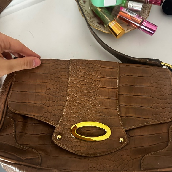 Villager(Liz Clairborne) vintage brown bag!! - Picture 2 of 5